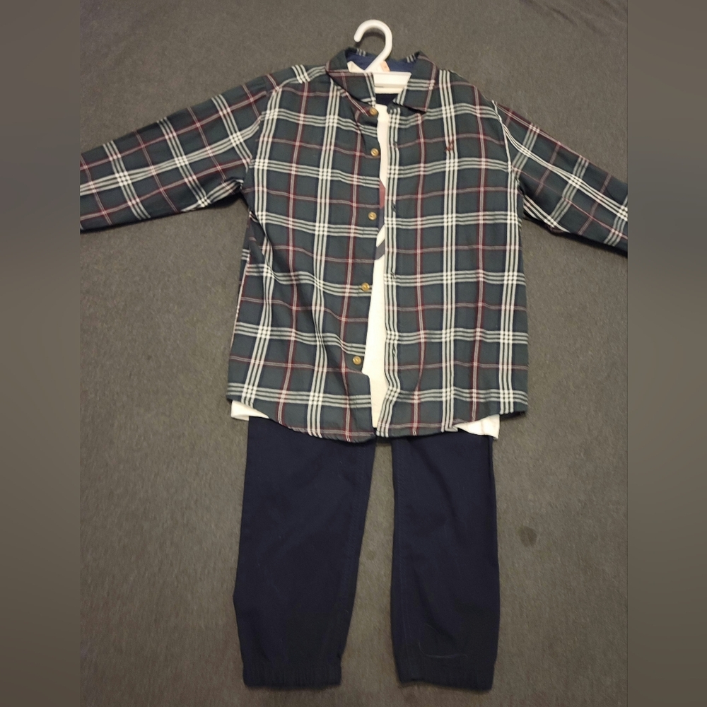 Boys pant set, Nautica, size 10, multi colors, new with tags